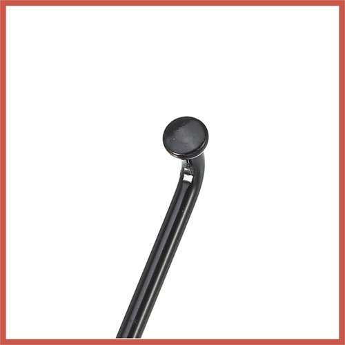 ACROPIX 36 Pcs 14G J Bend 280mm x 2mm Bike Bicycle Spokes with Nipples Steel Black Car Parts