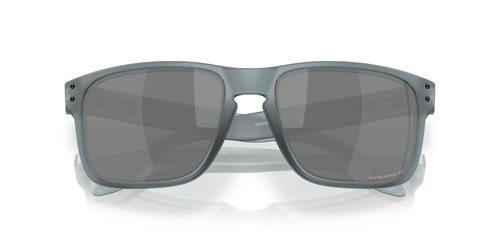 Oakley OO9102 Holbrook Sunglasses, Matte Crystal Black/Prizm Black Polarized, 57 mm