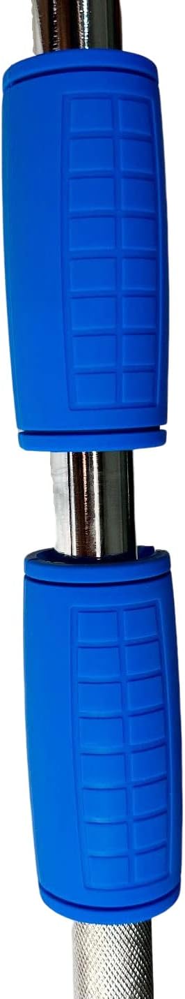 qibylift Pull Up Bar Thick Bar Adapter, Weight Grips Bar Fit for Standard Barbell - Dumbell Handles, Silicone Rubber Barbell Grips for Weight Lifting Cable Attachments & Fitness Training