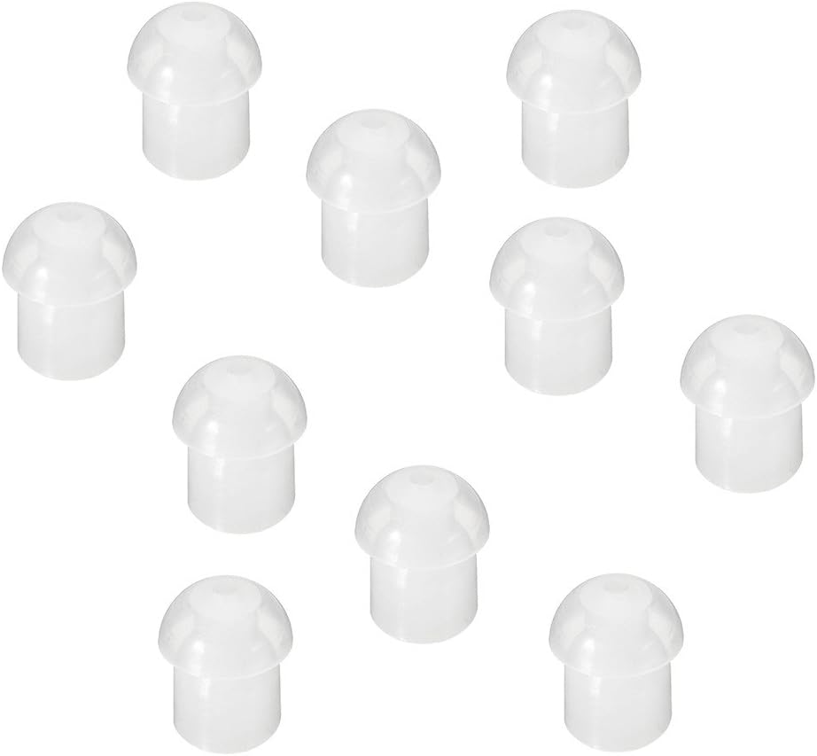 Replacement Mushroom EarTips Earbuds for Radio Acoustic Tube Style Earpieces (50 pcs)