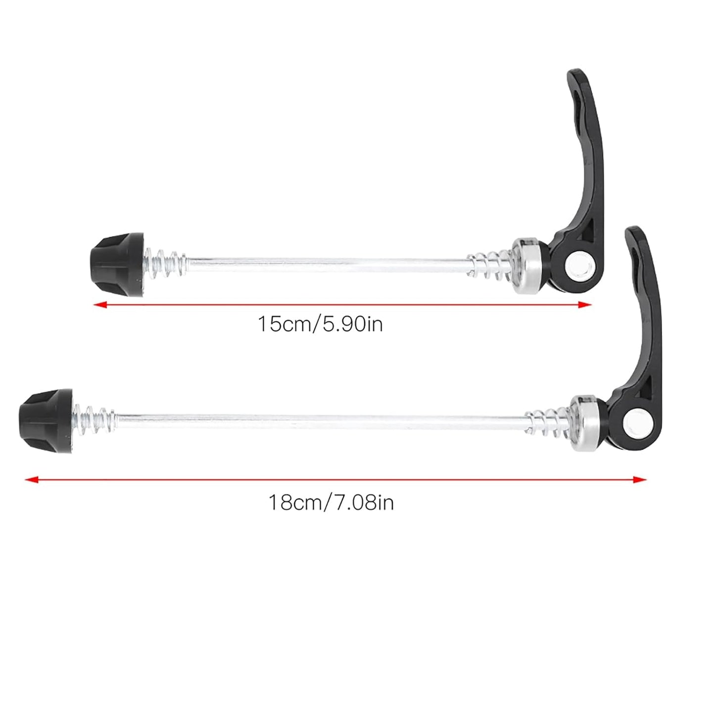 Wheel Hub Front and Rear Skewers Quick Release Clip Bolt Lever for Road Mountain