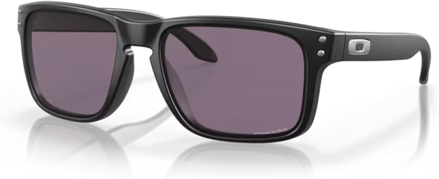 OAKLEY Holbrook OO9102 Square Sunglasses for Men+ Bundle Accessory Leash Kit, Microfiber Pouch