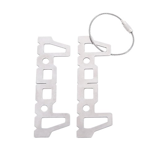 Ldabrye Alcohols Stove Cross Stand Support Rack Portable Stainless Steel Stand For Hiking Camping Outdoor Stove Cross Stand