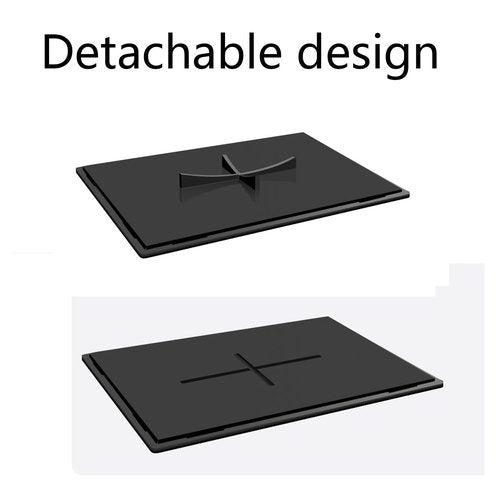 Frigatebird Acrylic Football Display Case, Easy Assembly Required Box with Removable Football Stand, Detachable Display Box, Memory Storage Box for Football Display (12x8x9), Transparent