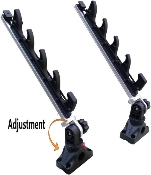 Brocraft Crappie Rod Holder/Transport Rack/Boat Rod Storage System
