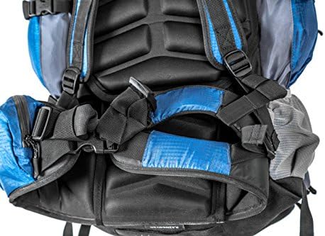TETON Sports Hiker 3700 Ultralight Internal Frame High-Performance Backpack for Hiking, Camping, Travel, and Outdoor Activities; 60L, Navy