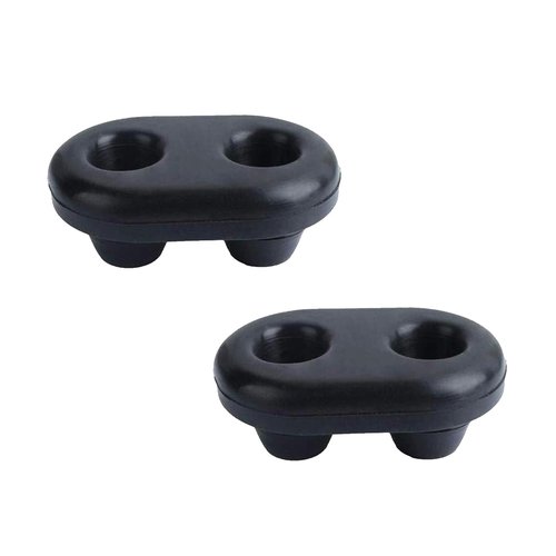 EVKILKJS 2PCS Cooler Feet,Non-Slip Rubber Cooler Feet Replacement,Compatible with YETI and RTIC Coolers 45qt 65qt 110qt 145qt,Durable Thickened Rubber Feet Prevent Sliding Protective Cooler