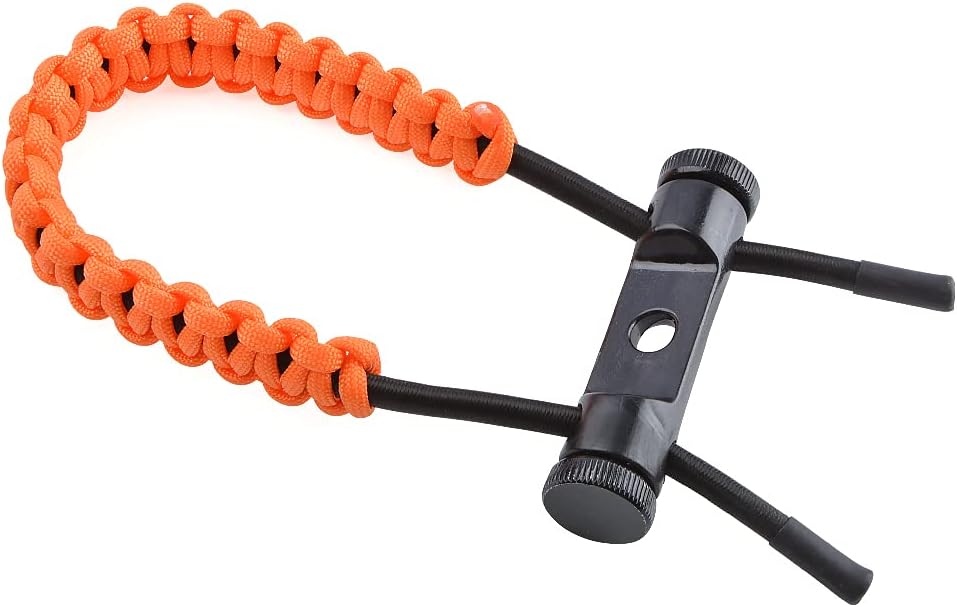 ZSHJGJR Archery Bow Wrist Sling Braided Archery Adjustable Bow Strap Wrist Sling For Compound Bow Hunting Shooting