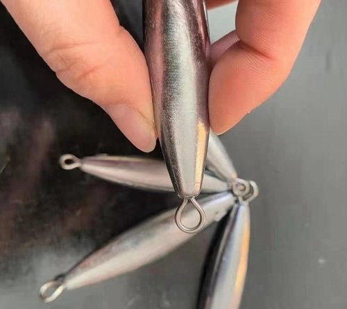 Magnoloran Fishing Weights Torpedo Sinkers Inline Trolling Sinkers Weights Kit Fishing Sinkers Catfishing Sinkers Saltwater Fishing Torpedo Weights Double Ring Sinkers-1oz(30g)