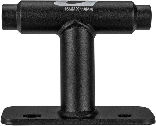 KUAT Dirtbag Bike Storage & Transportation Rack | Durable Steel Compact Direct Bolt-On Secure Bicycle Hauling Mount for Truck Beds Trailers Cargo Carriers | Black, 12mm x 100mm - Thru-Axle