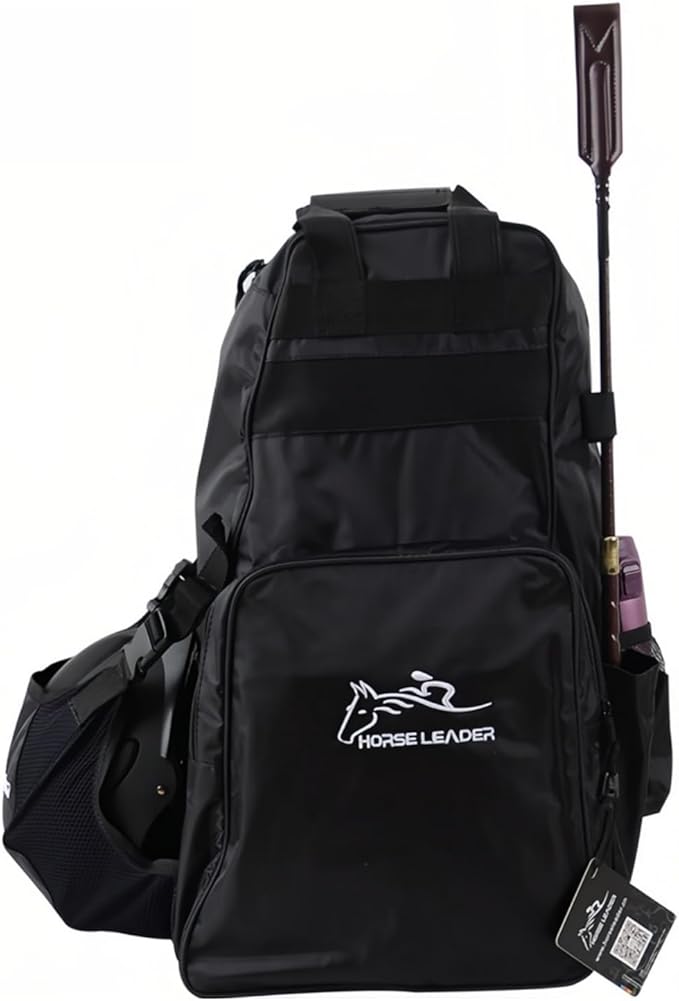 Tall Boot and Helmet Carrier - Waterproof 3 in 1 Equestrian Travel Bag for Horse Riding, Large Capacity, English Bag Carry All