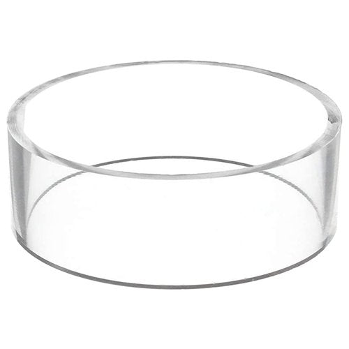 Pxiryanlow Transparent Acrylic Display Stand Clear Holder Plastic Round Display Stands for Golf Ball Baseball Softball Tennis Football Ball Storage Holder Rack Memorabilia Display and Storage