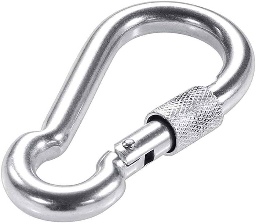 PROND Locking Carabiners, Heavy Duty Carabiner, 316 Stainless Steel Screw Lock Carabiner Hooks
