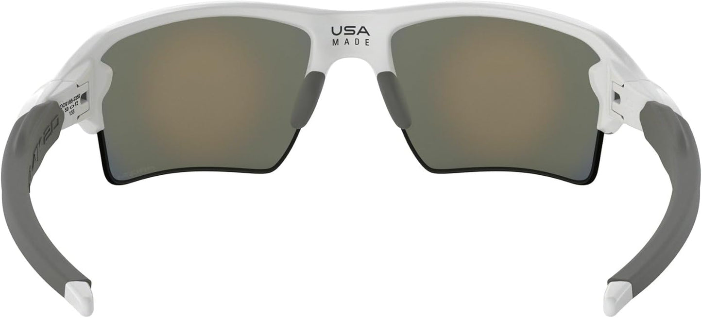 Oakley Men's Oo9188 Flak 2.0 XL Rectangular Sunglasses