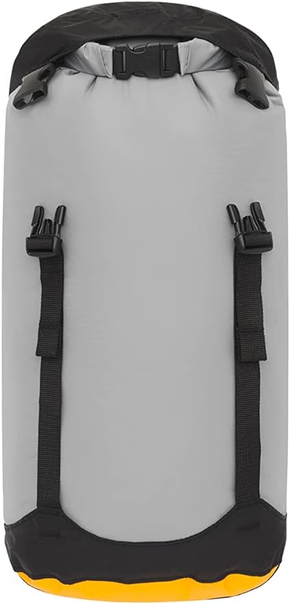 Sea to Summit eVac Compression Dry Bag, Waterproof Compression Sack, 8 Liter, High Rise Grey