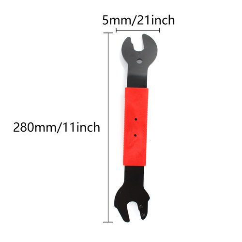 bociloy Bicycle Pedal Wrench, 15/16/17mm Double Sided Bike Pedal Removal, Bicycle Pedal Spanner Adjuster, Bicycle Repair and Maintenance Tools With Long Hand Comfortable Grip