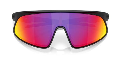 Oakley OO9484D RSLV Rectangular Sunglasses, Matte Black/Prizm Road, 49 mm