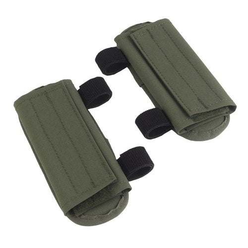 2 Packs Tactical Shoulder Strap Pad Fit JPC 1-3, R, SPC Series, 2.3 to 2.5 IN Width Vest Strap Backpack Strap, with Hook Loop & Breathable Air Mesh Decompress 3D Spacer & Cables Organizer Loop(RG)