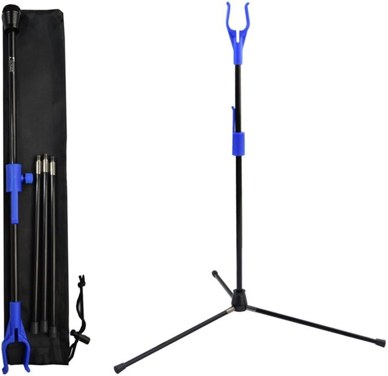YLS Archery Bow Stand Recurve Bow Compound Bow Stand Rack Holder Legs 18.9" Height