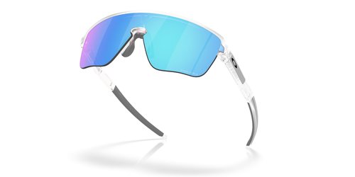 Oakley Men's OO9415 Corridor Square Rectangular Sunglasses, Matte Clear/Prizm Sapphire, 42 mm
