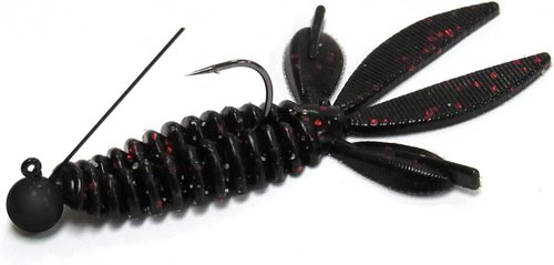 Harmony Fishing - Tungsten Weedless Ball Jigheads [Pack of 5 w/ 10 Bait Pegs] (Ball jig Heads for Swim jigs and Soft Plastics)
