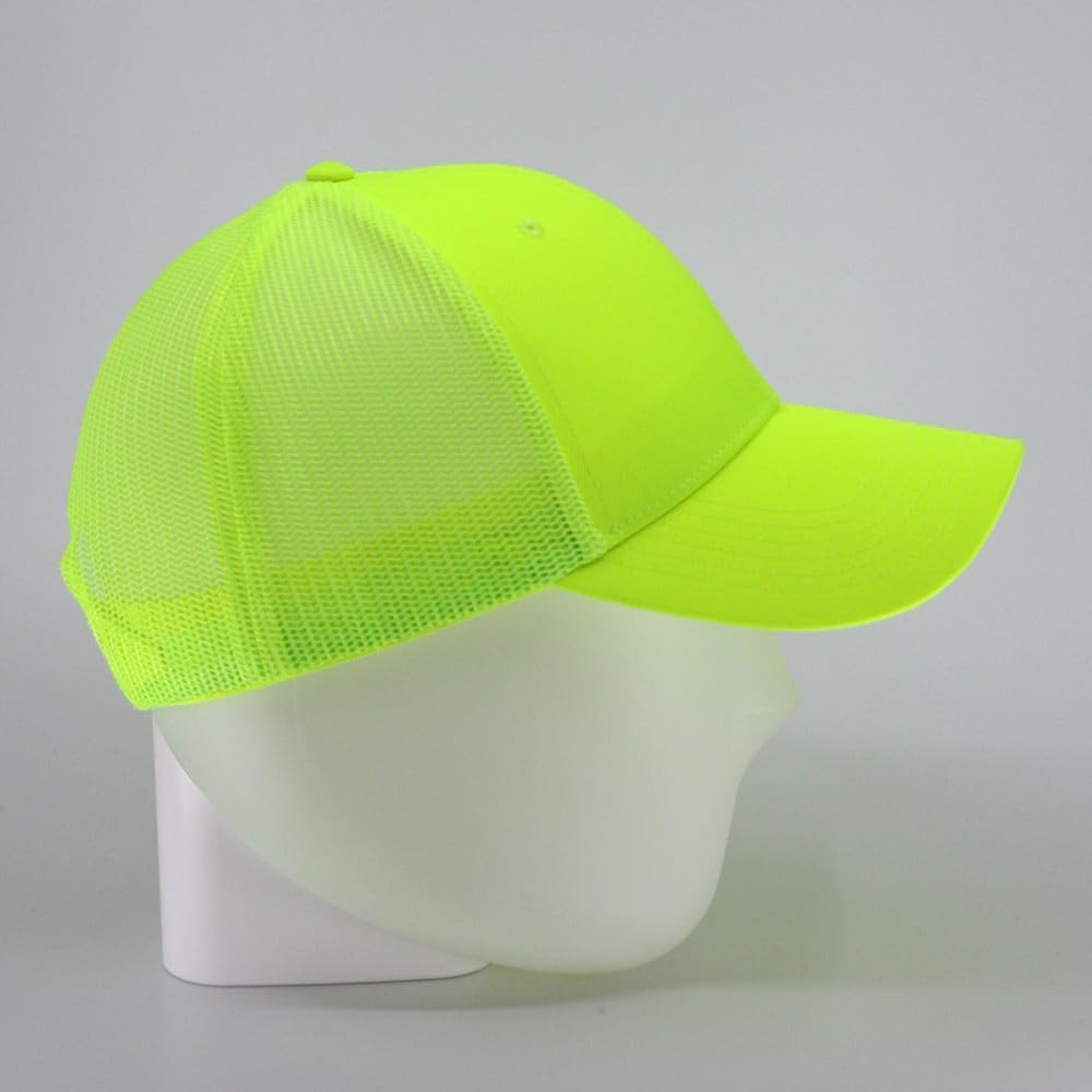 The Vintage Year Reflective High Visibility Piping Neon Polyester Twill Low Profile Structured Baseball Cap