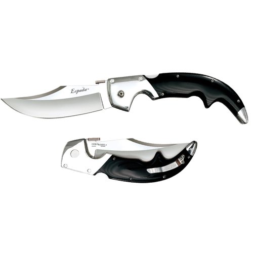 Cold Steel Espada Large 12.25" Tri-Ad Lock Folder & Luzon Large 13.5" Spring Lock Clip Point Knives