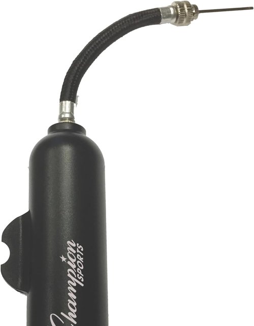 Champion Sports Dual Action Hand Air Pump, Small, Black