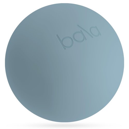 Bala Non-Weighted Exercise Ball (Sea) - 8" Yoga Ball for Barre, Stretching, Strength & Core Training - Small Pilates Ball Workout Accessory with Mini Pump for Home Gym & Fitness Routines