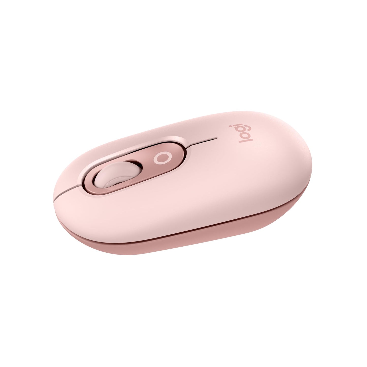 Logitech POP Mouse, Wireless Mouse with Customizable Emojis, SilentTouch Technology, Precision/Speed Scroll, Compact Design, Bluetooth, Multi-Device, OS Compatible - Heartbreaker Rose