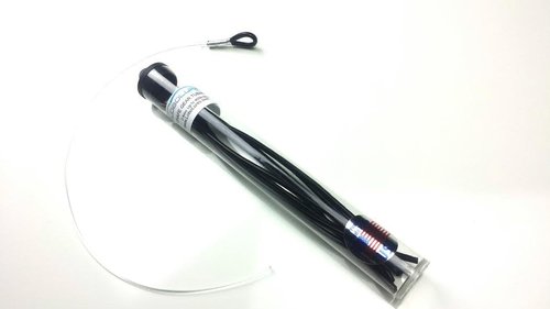 Black Ultra Flexible 2.4mm Rigging Chafe Guard Gear up to 400lb Test | Rigging Chafe Gear |