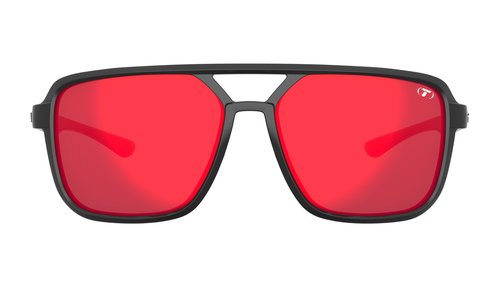 Tifosi Optics Salto Sunglasses (Blackout (Smoke Red Mirror))