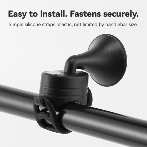Bike Horn,120dB Bicycle Bells IPX4 Waterproof Bike Bell Operated Electric Horn for Mountain/Road Bike/Scooters Adult and Kids