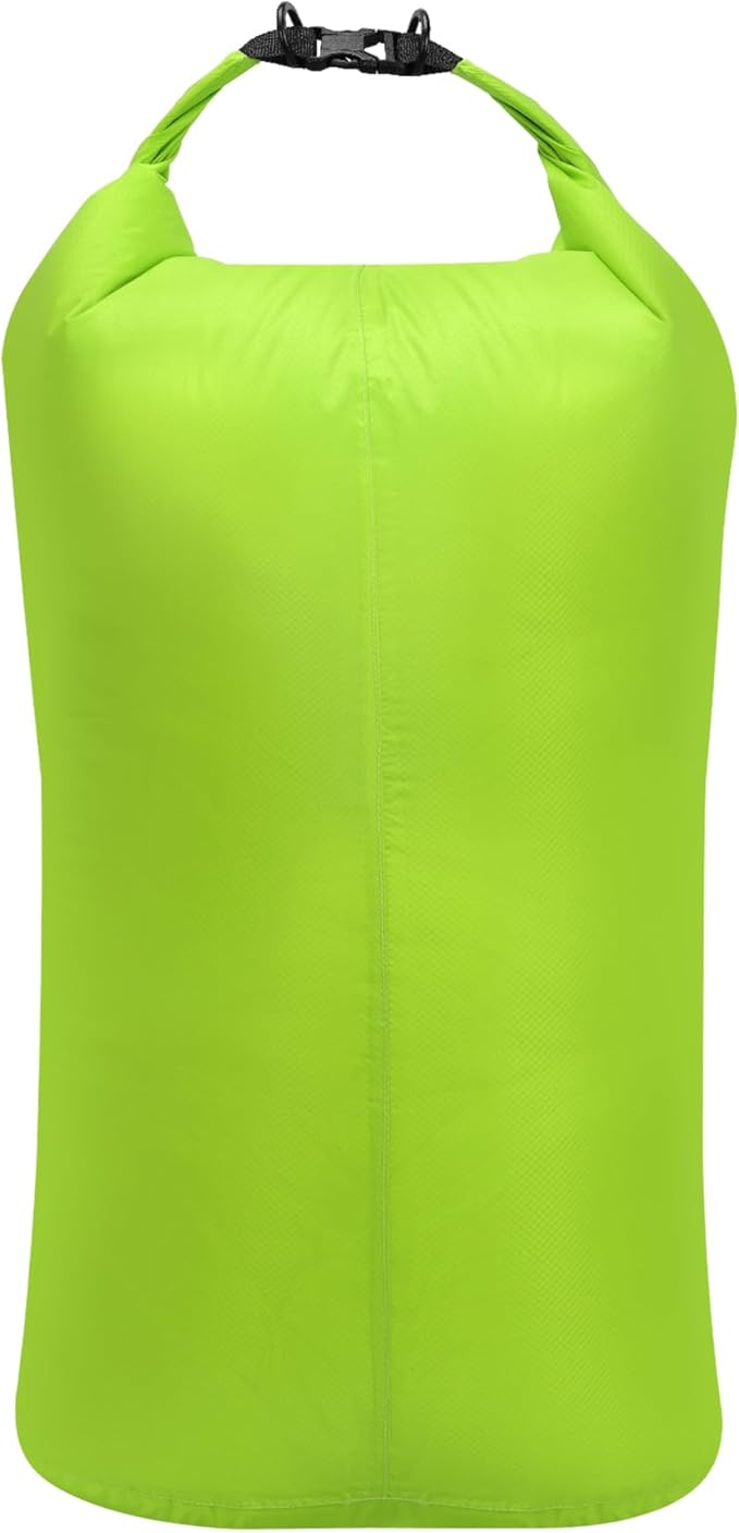 Desoto Waterproof Dry Bag - Roll Top Waterproof Backpack Sack Keeps Gear Dry, PU5000mm, for Kayaking,Boating, Hiking, Camping (Green, 10L)