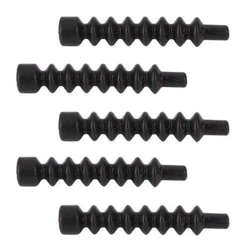 Bike V Brake Boot, 5 PCS V Brake Cable Boot Rubber Bike V Brake Cable Boot Black Protective Hose Sleeve Cover for Mountain Bicycles