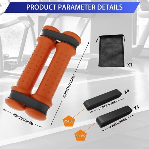 Rip Stick Efficient Upper Body Workout Equipment,Rip Muscle Workout Stick, Adjustable Resistance Bands with Wooden Handles, Portable Exercise Equipment, 8 Ripstick Bands (Orange)