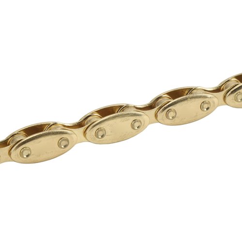 JAOCDOEN Olive Chain High Strength Single Speed 100 Link Gold Chain for Fixed Gear BMX