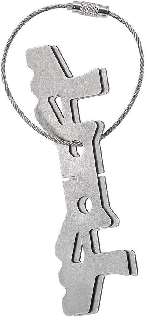 Lixada Stainless Steel Alcohol Stove Rack Cross Stand Outdoor Camping Stove Stand Support Rack (20g)