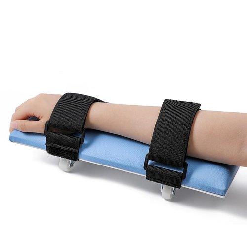 DZTDRH Desktop Rehab Skateboard 360° Roating Wheels Rehabilitation Trainer Shoulder and Arm Exercise for Stroke Hemiplegia Patients Improve Flexibility Stretching (blue)