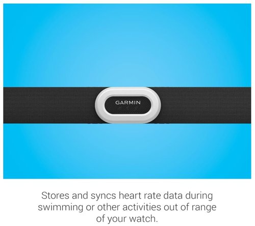 Garmin HRM-Pro Plus Premium, Chest Strap Heart Rate Monitor, Running Dynamics, ANT+, Bluetooth with Wearable4U Power Bank Bundle