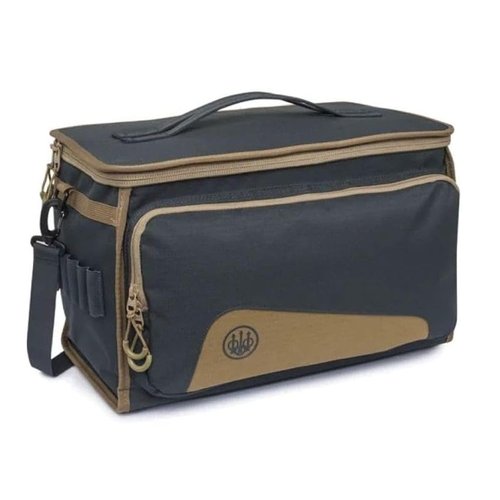 Beretta Gamekeeper EVO Durable Lightweight Functional Outdoor Hunting Shooting Tactical Zippered Cartridge Bag 250 w/Adjustable Shoulder Strap | Capacity of 10 Boxes x 25 Cartridges, Ebony & Otter