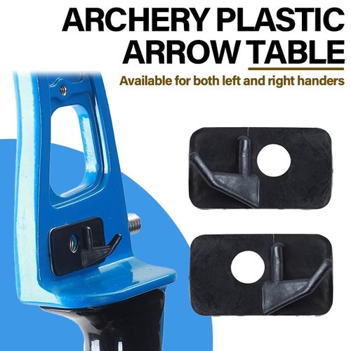 XENVOXI Arrow Rest for Recurve Bow Archery Table Archery Museum Shooting Outdoor Training Arrow Seat with Adhesive Backing Reverse Bow Archery