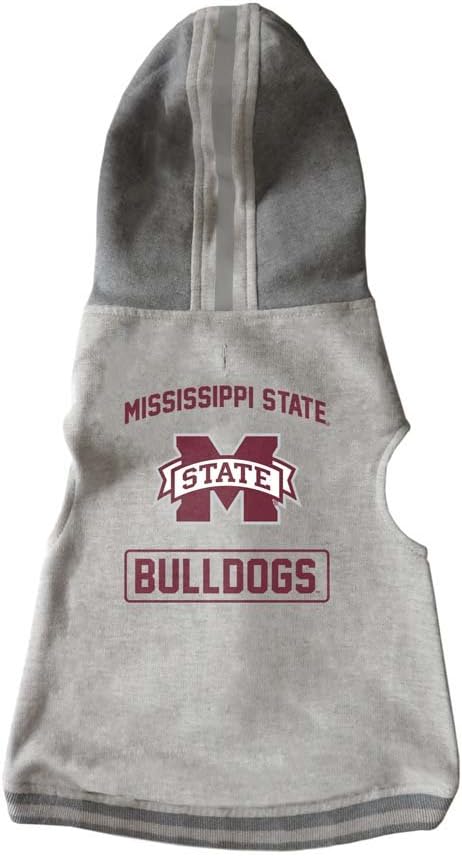 NCAA Mississippi State Bulldogs LittlearthNCAA Pet Hooded Crewneck Type