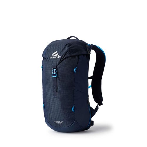 Gregory Nano 18L H2O Unisex Day Hiking/Commuter/Active Travel Backpack, Breathable Backpanel, Hydration Port, One Size Plus, Scuba Blue