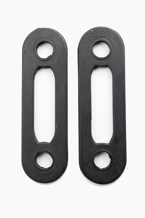 Replacement Weight Band Set 3 Pairs - (2) 10lb Bands + (2) 5lb Bands + (2) 2.5lb Bands - Designed for Body by Jake® Machines