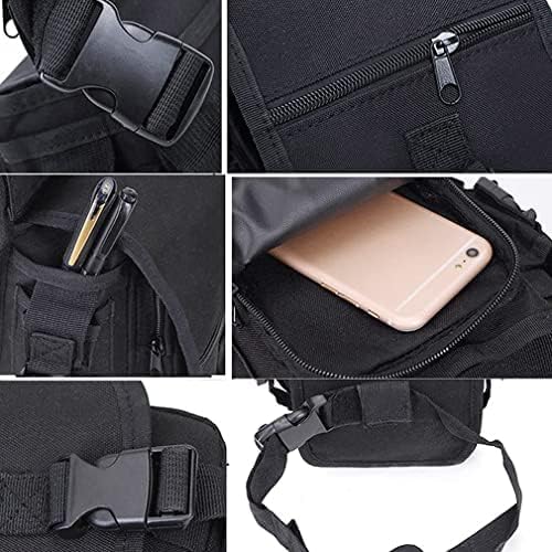 Nylon Drop Leg Bag Hiking Waist Pack for Men Women Tactical Motorcycle Bike Cycling Riding Travel Outdoor Sports Fanny Pouch