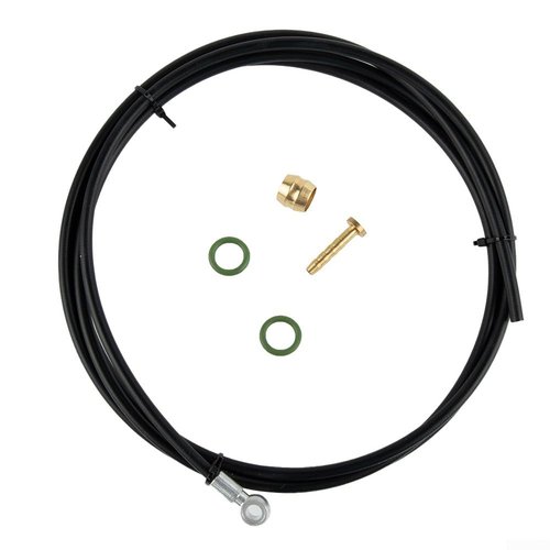 Bicycle Brake Hose And Brass Connection Insert Kit, Bike Hydraulic Disc Brake Hose Kit For BH59 BH90(Black)