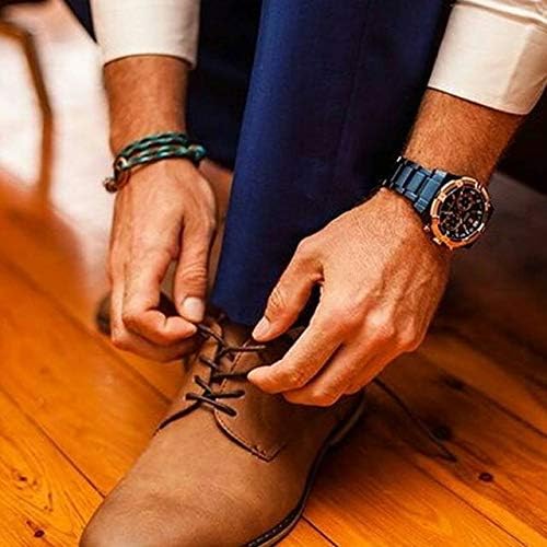 Chasing Fin Fish Hook Pendant Bracelet - Cool 30-Inch Military-Grade 550 Paracord Bracelet & Anklet - Adjustable Size, 100% Nylon Nautical & Fishing Accessory Hook Pendant, Pewter (Red Blend, Pewter)