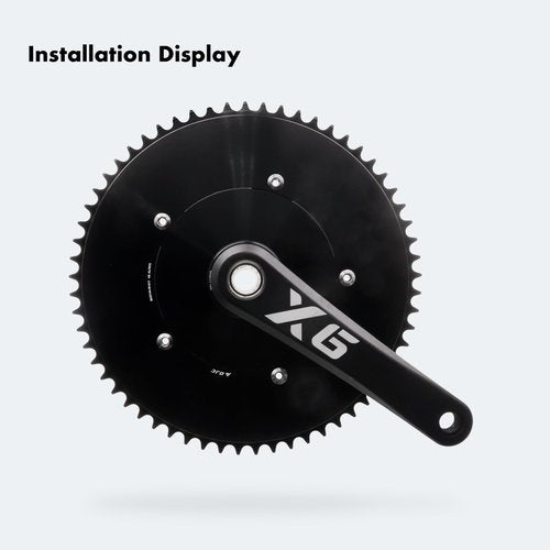 DJC 144BCD Round Chainring Fixed Gear Fixie Track Bike 47T 49 51 53 55 57 59 61T Single Speed Chainwheel 1/2 * 1/8 144 Bcd (47T)