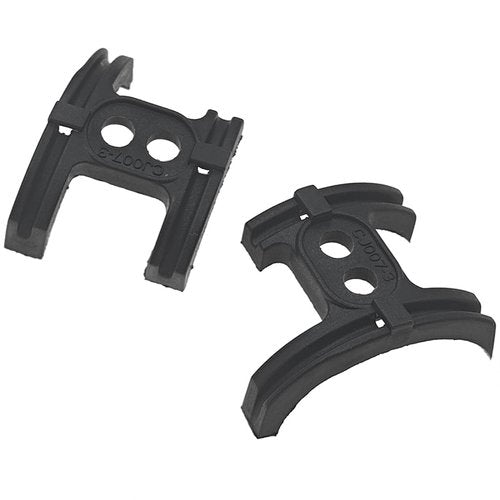 BOKWORE 2 PCS Bike Bottom Bracket Cable Guide YF007-3 Bike Anti Friction Bottom Bracket Tube with Screws for Mountain and Road Bikes Black